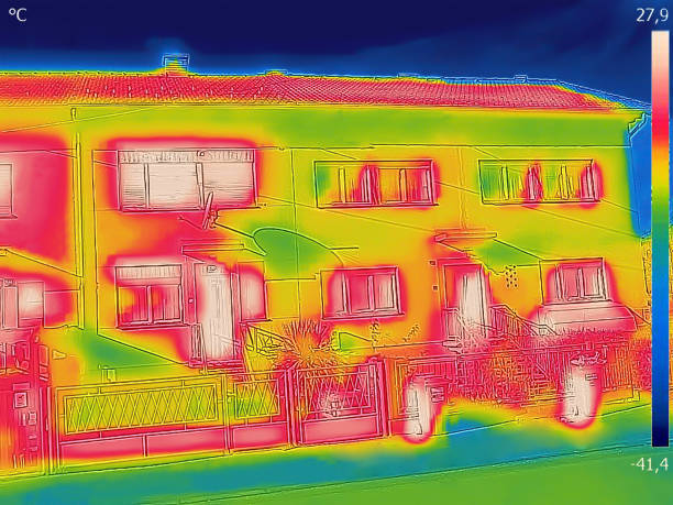 Inspection thermique d'un bâtiment pour détecter les déperditions énergétiques